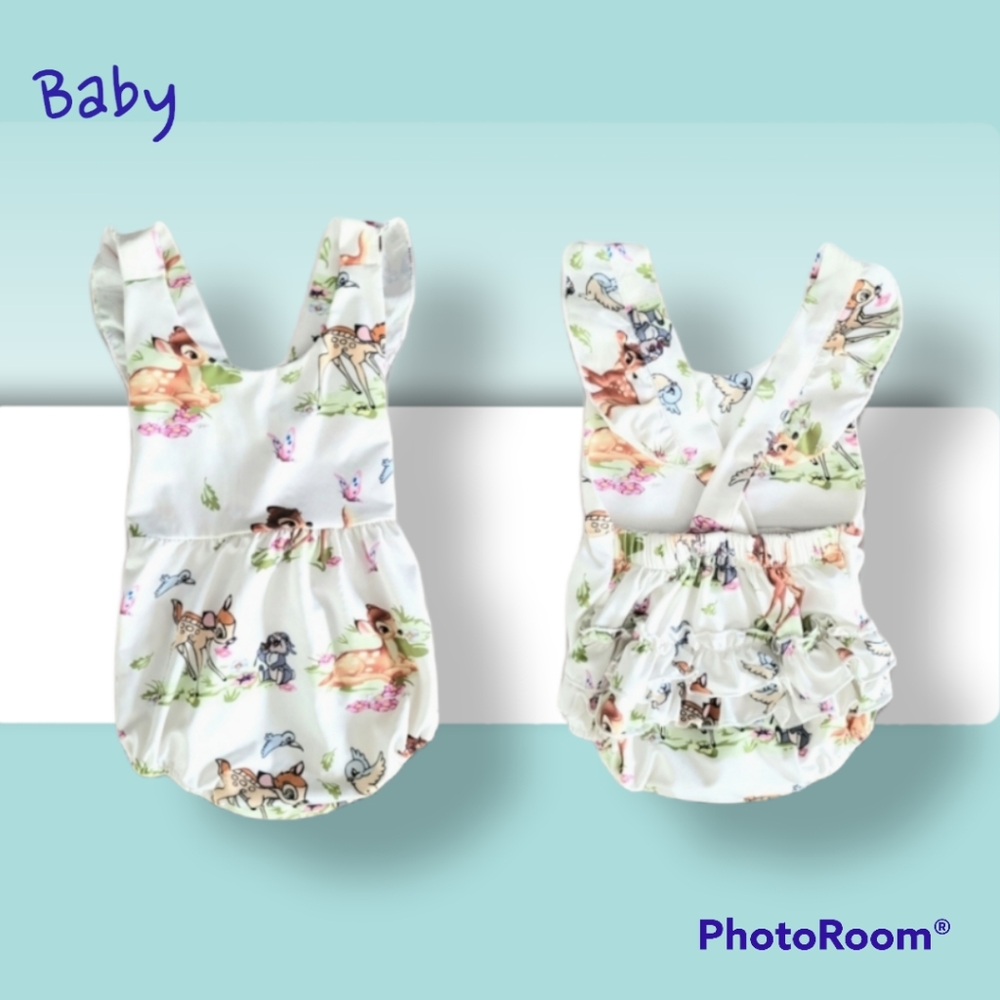 Infant Sleeveless Romper Size 6 months